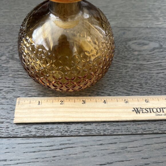 The Way Up Upcycled Home Beveled Glass Yellow Bud Vase - Picture 5 of 7